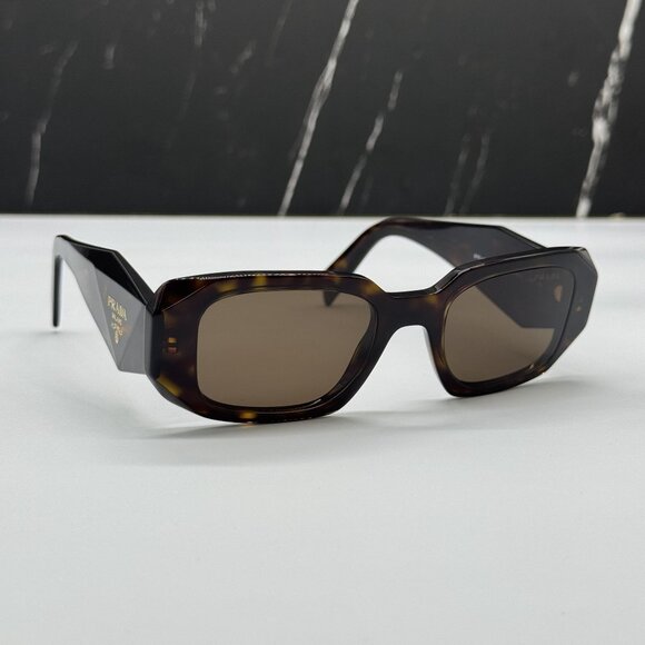 NEW PRADA PR17WS 2AU8C1 WOMEN HAVANA EYEWEAR SPR 17W 2AU8C1 SUNGLASSES - Picture 5 of 11